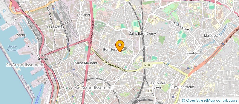 localisation de l'entreprise QNC WEAR à MARSEILLE