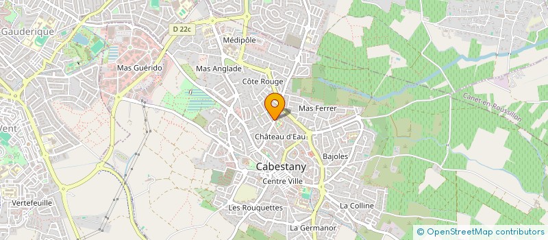 localisation de l'entreprise QOBA66  CABESTANY