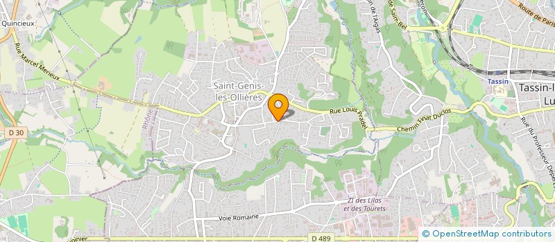 localisation de l'entreprise QOBEEZ  SAINT-GENIS-LES-OLLIERES