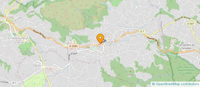 localisation de l'entreprise QODE SOURCE  LE ROURET