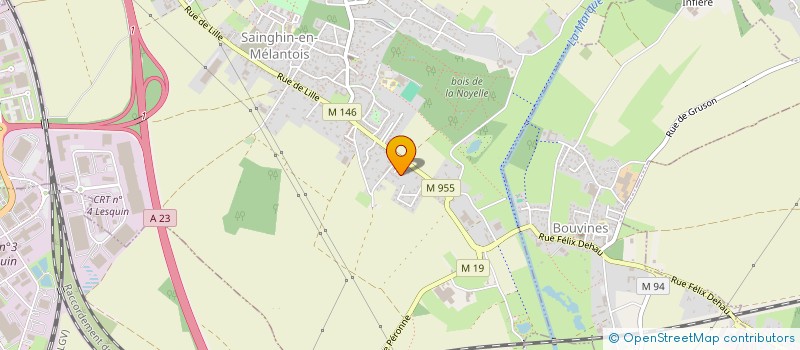 localisation de l'entreprise QOERENT à SAINGHIN-EN-MELANTOIS