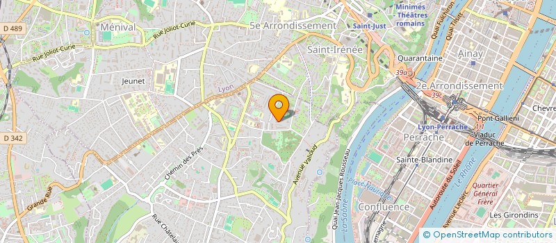 localisation de l'entreprise QOEVAL à SAINTE-FOY-LES-LYON