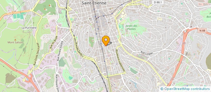 localisation de l'entreprise QOH  SAINT-ETIENNE