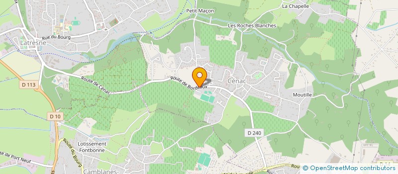 localisation de l'entreprise QOIOT à CENAC