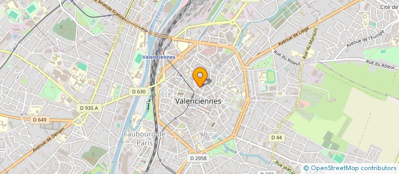 localisation de l'entreprise QOMIA CONSEILS à VALENCIENNES