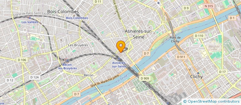 localisation de l'entreprise QONECTIV  ASNIERES-SUR-SEINE