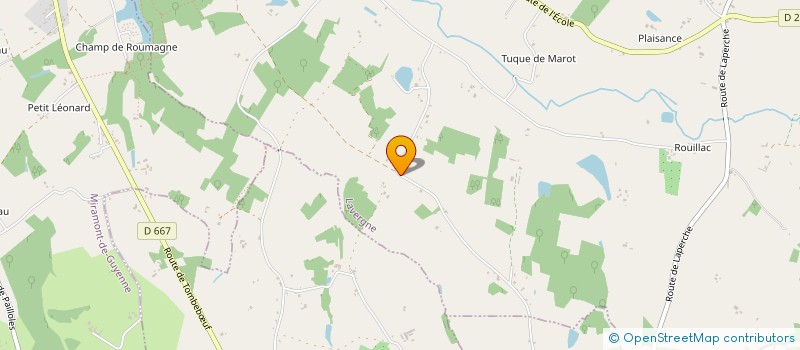 localisation de l'entreprise QOOB  LAVERGNE