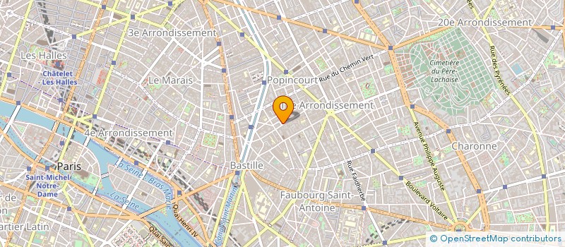 localisation de l'entreprise QORE GAMES à PARIS
