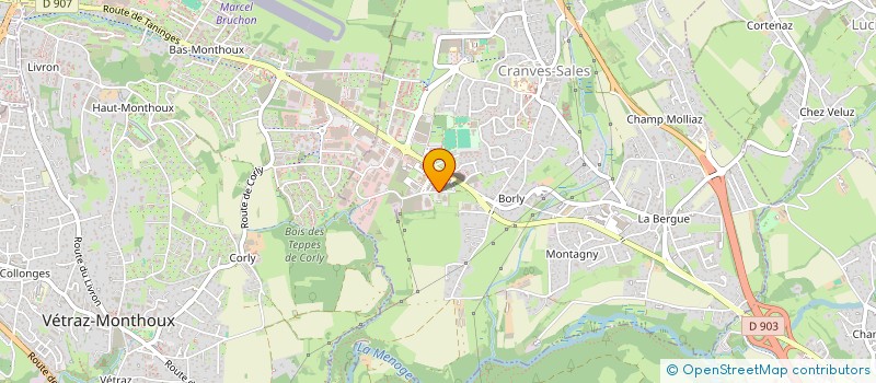 localisation de l'entreprise QORROLLI IMMOBILIER  CRANVES-SALES