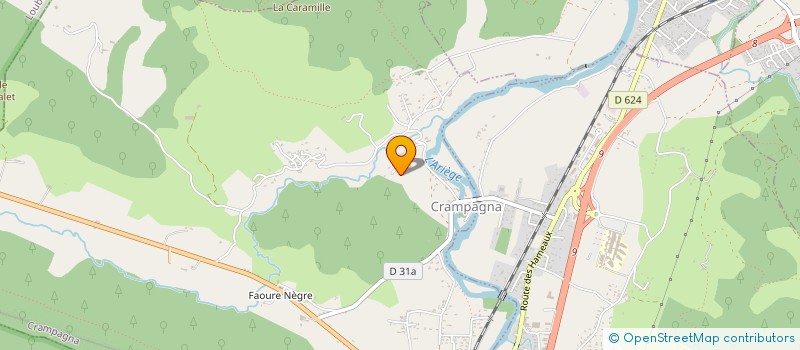 localisation de l'entreprise QOSE à CRAMPAGNA