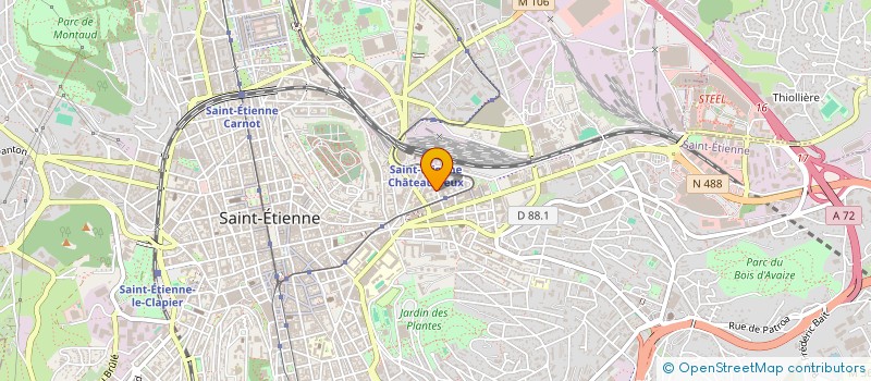localisation de l'entreprise QOSINUS à SAINT-ETIENNE