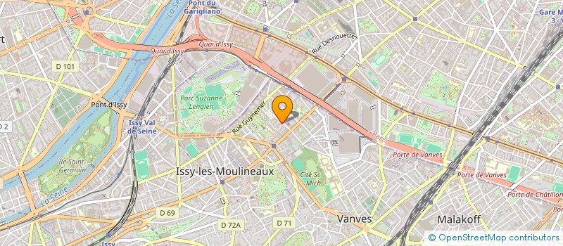 localisation de l'entreprise QOUNSELOR à ISSY-LES-MOULINEAUX