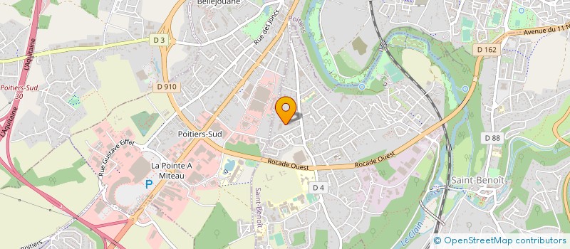 localisation de l'entreprise QOWATT  SAINT-BENOIT