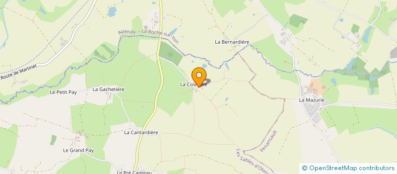 localisation de l'entreprise QP 85  BEAULIEU-SOUS-LA-ROCHE