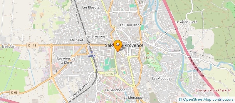 localisation de l'entreprise QP TRAVAUX à SALON-DE-PROVENCE
