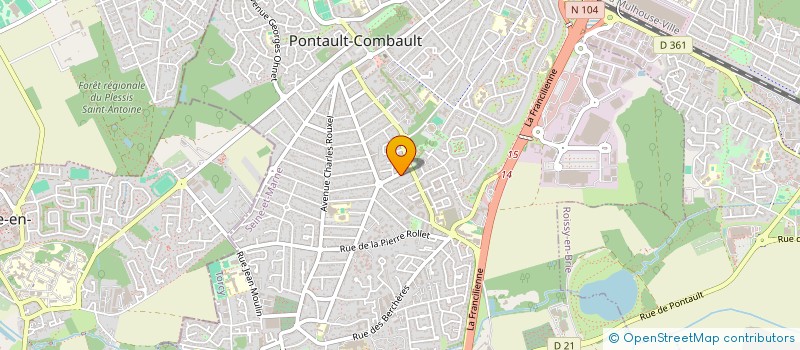 localisation de l'entreprise QPAMAR GROUP à PONTAULT-COMBAULT