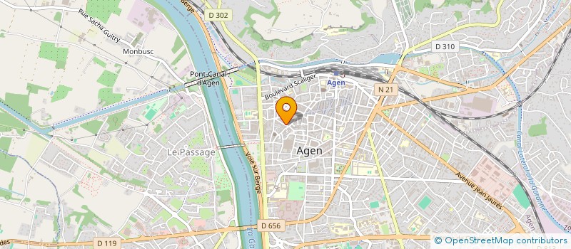 localisation de l'entreprise QPELANE  AGEN