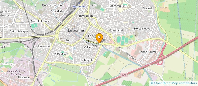 localisation de l'entreprise QPM à NARBONNE