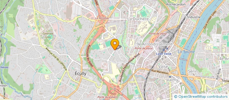 localisation de l'entreprise QPMC  ECULLY