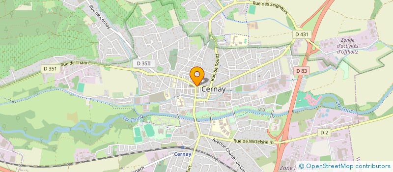 localisation de l'entreprise QPO CLEM à CERNAY
