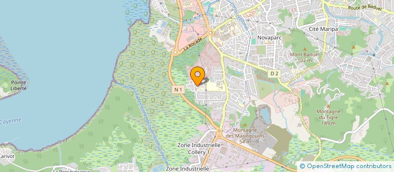 localisation de l'entreprise QR BTP  CAYENNE