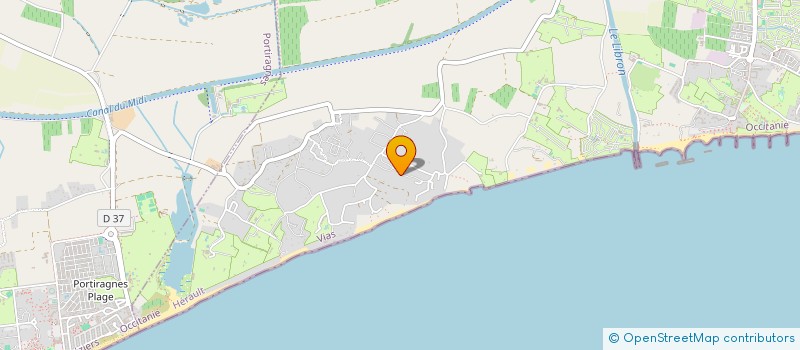 localisation de l'entreprise QR CONCEPT à BEZIERS