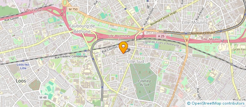 localisation de l'entreprise QR HEAD UNIT à LILLE