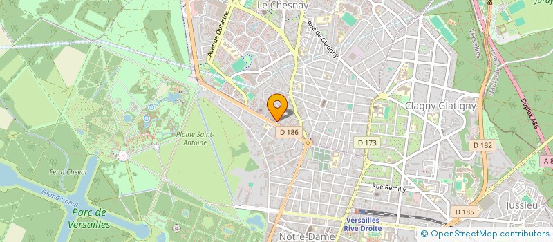 localisation de l'entreprise QRB  LE CHESNAY-ROCQUENCOURT