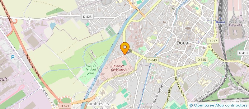 localisation de l'entreprise QRCODE-PROTECT à DOUAI