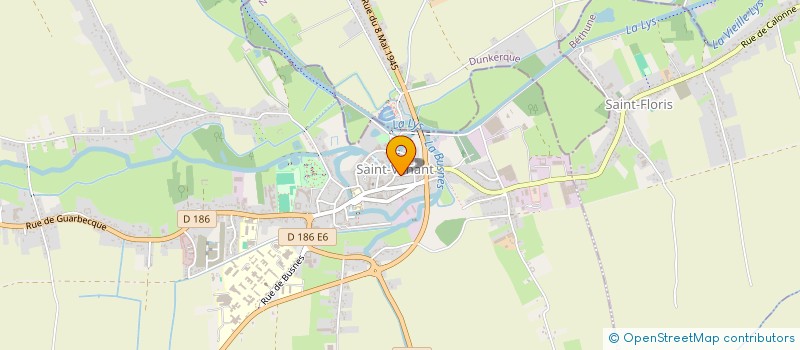 localisation de l'entreprise QRL2  BETHUNE