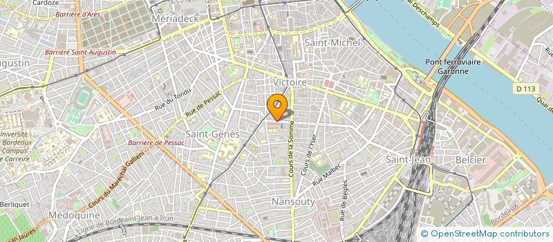 localisation de l'entreprise QRM CLICK à BORDEAUX