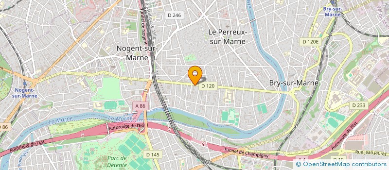 localisation de l'entreprise QRT CONSULTING  LE PERREUX-SUR-MARNE