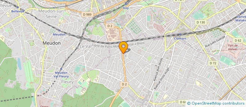 localisation de l'entreprise QRV RENOVATION à CLAMART