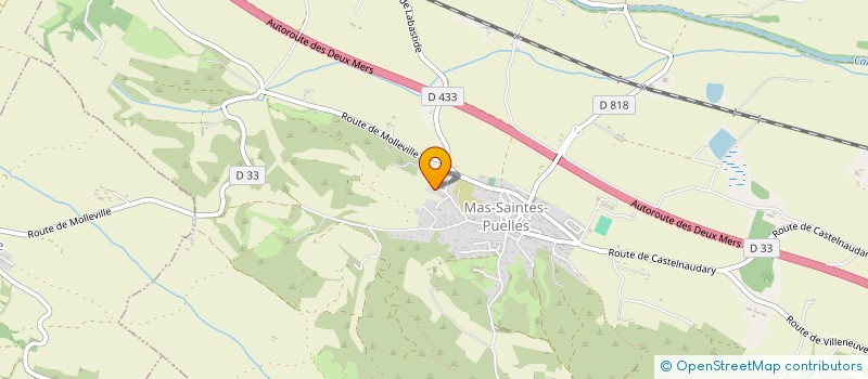 localisation de l'entreprise QS AGRI MULTISERVICES  SOUILHANELS