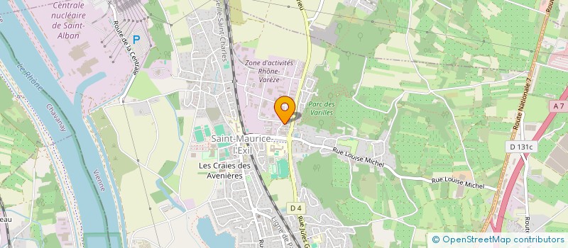 localisation de l'entreprise QS AUTO à SAINT-MAURICE-L'EXIL