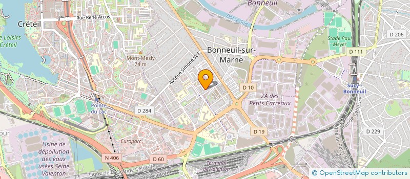 localisation de l'entreprise QS DISTRIBUTION  BONNEUIL-SUR-MARNE