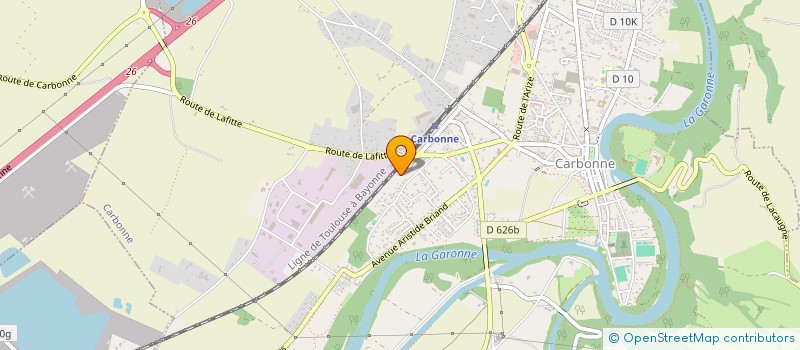 localisation de l'entreprise QS TAXI  CARBONNE