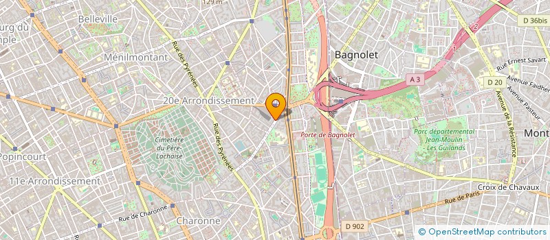 localisation de l'entreprise QSA IMMO  PARIS