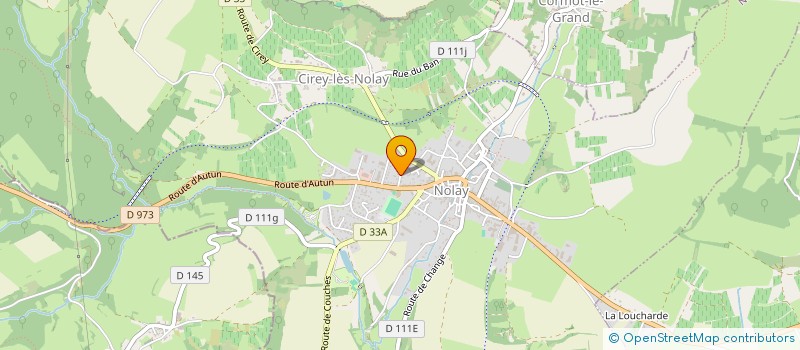 localisation de l'entreprise QSC  NOLAY