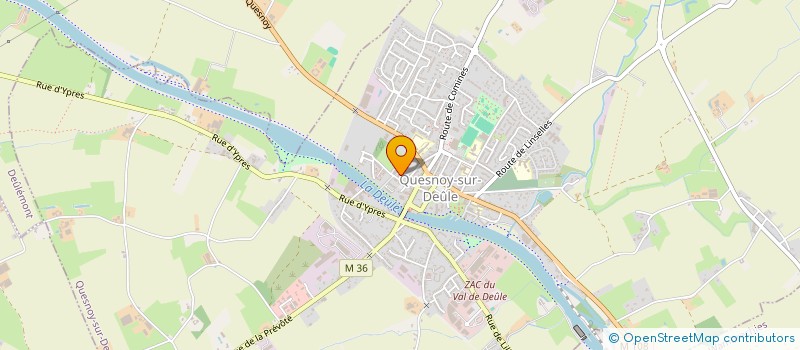 localisation de l'entreprise QSDA  QUESNOY-SUR-DEULE