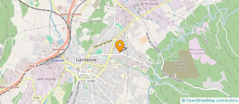 localisation de l'entreprise QSE BCONSEIL à GARDANNE