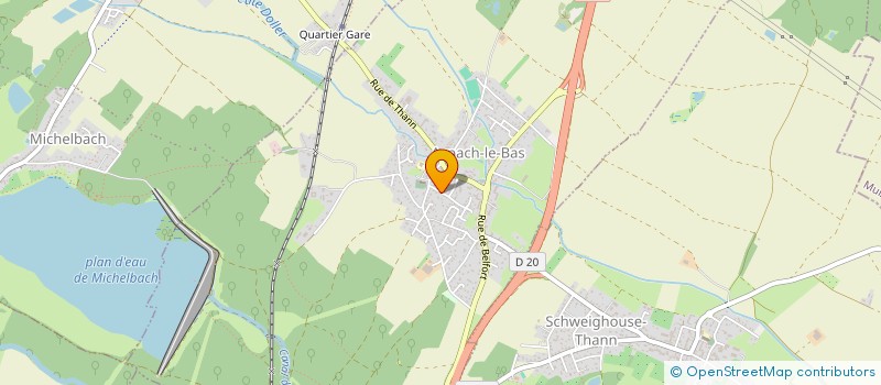 localisation de l'entreprise QSE CONSULT à ASPACH-LE-BAS