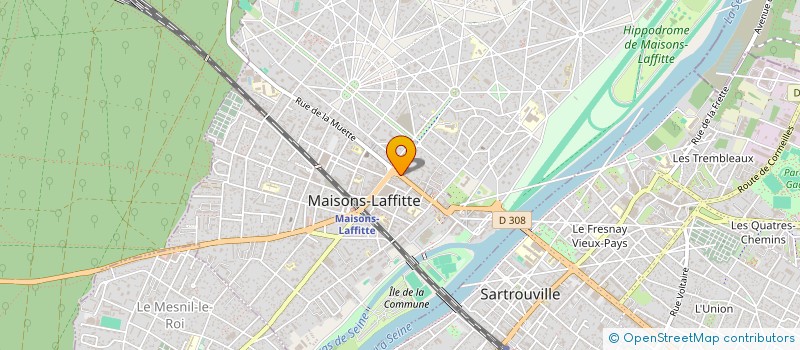 localisation de l'entreprise QSE CONSULTING à MAISONS-LAFFITTE