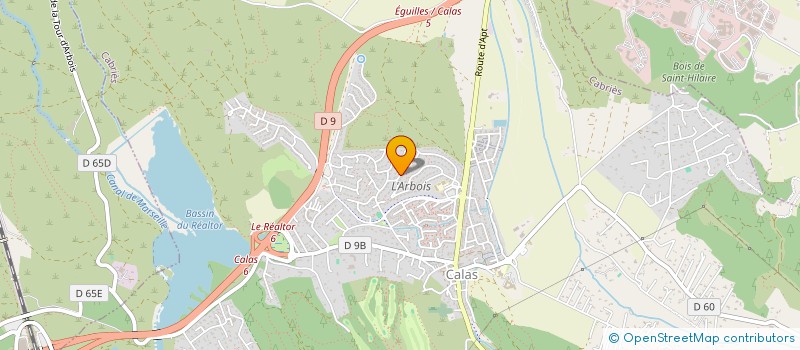 localisation de l'entreprise QSF  CABRIES