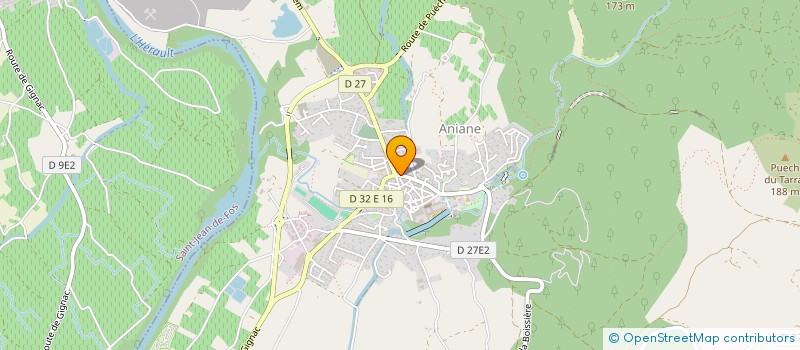 localisation de l'entreprise QSL 1  ANIANE