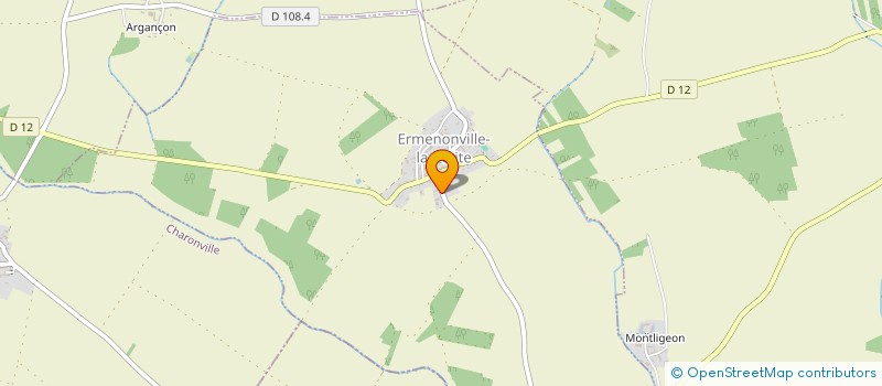 localisation de l'entreprise QSLK IMMO à ERMENONVILLE-LA-PETITE