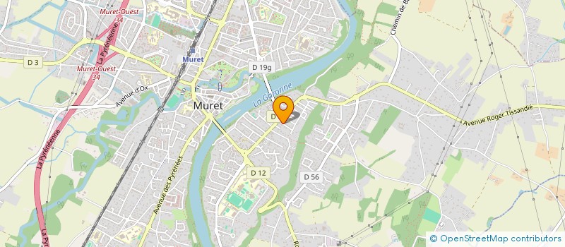 localisation de l'entreprise QSP MEDIA  MURET