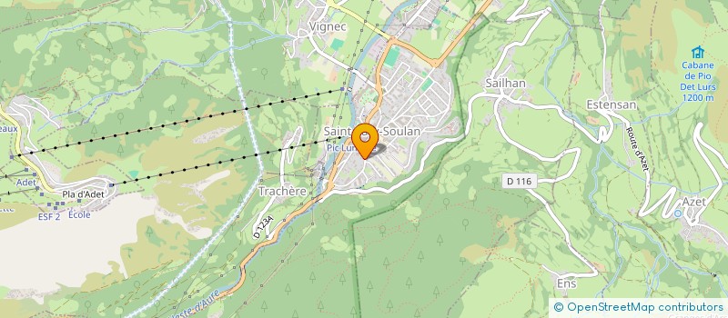 localisation de l'entreprise QSR 65 à SAINT-LARY-SOULAN