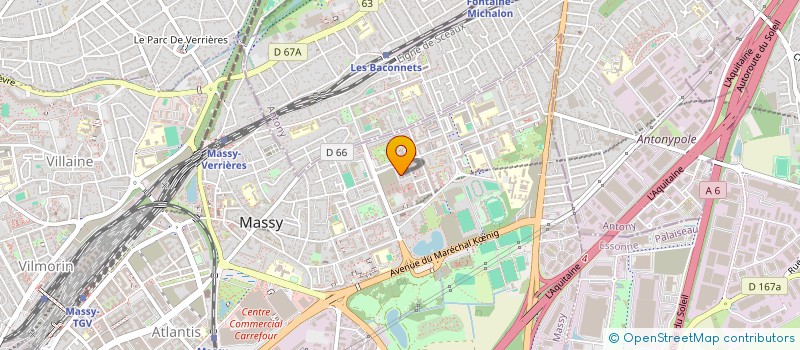 localisation de l'entreprise QT-AGILE à MASSY