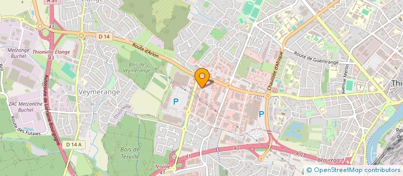 localisation de l'entreprise QT57  THIONVILLE